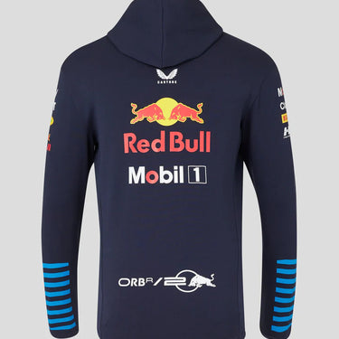 Red Bull F1 Team Replica Mens Full Zip Hoodie