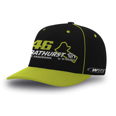 Valentino Rossi 2024 Bathurst 12 Hour Black &amp; Yellow Snapback Cap