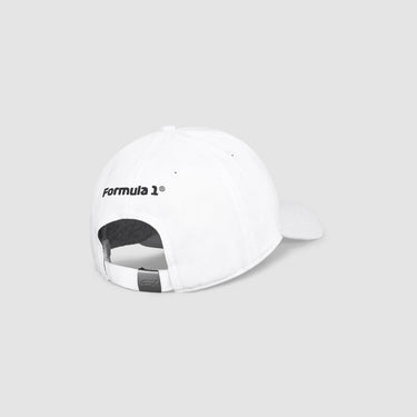 Formula 1 Fanwear Large Logo Baseball Cap White