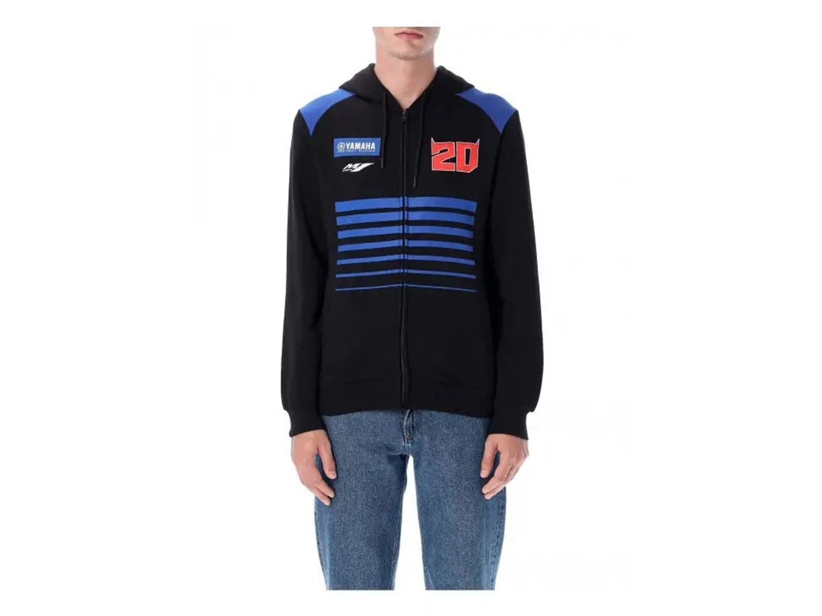Fq20 Yamaha Dual FQ20 Mens Stripes Hoodie – Motorsport Superstore