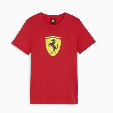Ferrari Race Big Shield Tee Red - Kids