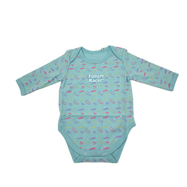 Albert Park Circuit Infant Blue Pattern Romper