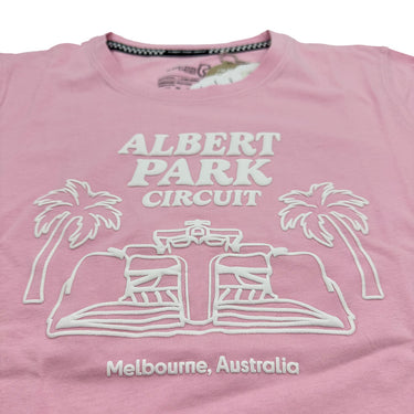 Albert Park Circuit Ladies Graphic Pink T-Shirt