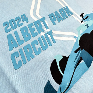 2024 Albert Park Circuit Mens World Tour Blue T-Shirt