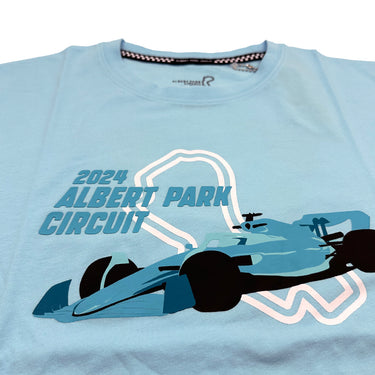 2024 Albert Park Circuit Mens World Tour Blue T-Shirt