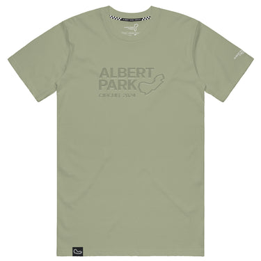 2024 Albert Park Circuit Mens Sage T-Shirt