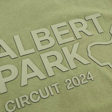 2024 Albert Park Circuit Mens Sage T-Shirt