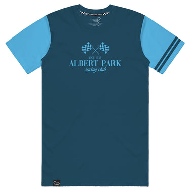 Albert Park Circuit Lifestyle Range Unisex Striped Tee