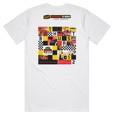 2025 Bathurst 12 Hour Unisex Unisex White Tee