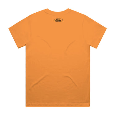 Ford Ladies Washed Orange Graphic T-Shirt