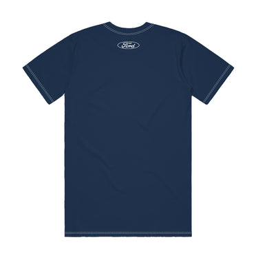 Ford Unisex Navy Puff Print T-Shirt