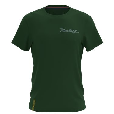 Ford Mustang Mens Olive Green T-Shirt