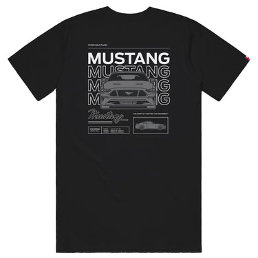 Ford Mustang Unisex Black Graphic T-Shirt