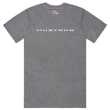 Ford Mustang Unisex Acid Wash Grey T-Shirt