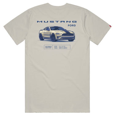 Ford Mustang Unisex Double High Stack Print Tee