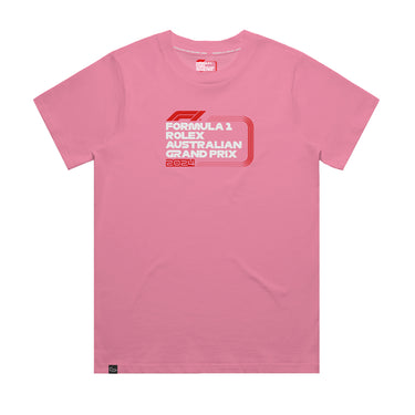 2024 Formula 1 Event Kids Pink T-Shirt