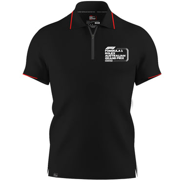 2024 Formula 1® Event Mens Black Polo