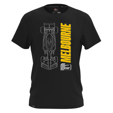 2024 Formula 1® Event Unisex Melbourne Black T-Shirt