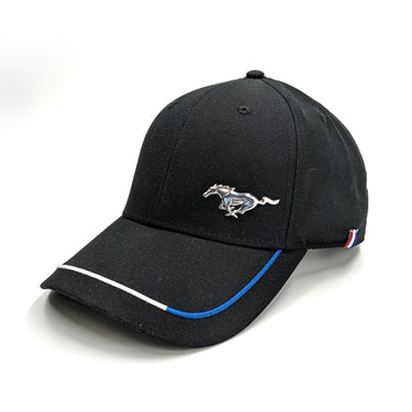 FORD MUSTANG METAL BLACK CAP