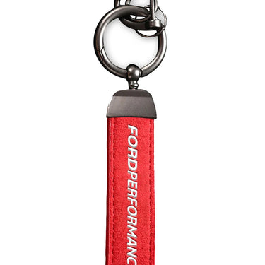 Ford Performance Red Leather Keyring