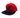 HONDA RED AND BLACK FLAT PEAK CAP