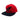 HONDA RED AND BLACK FLAT PEAK CAP