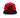 HONDA RED AND BLACK FLAT PEAK CAP