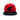HONDA RED AND BLACK FLAT PEAK CAP