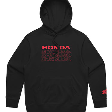 HONDA BLACK PULLOVER HOODIE