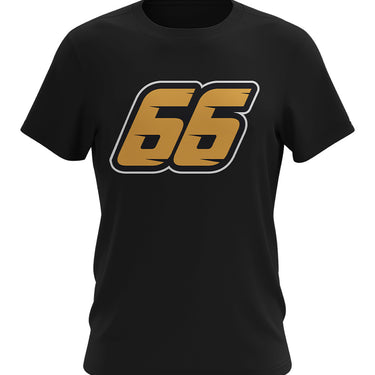 Joel Kelso Unisex #66 Black T-Shirt