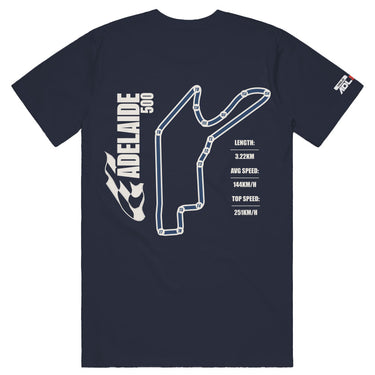 2024 VAILO Adelaide 500 Unisex Navy Track Tee