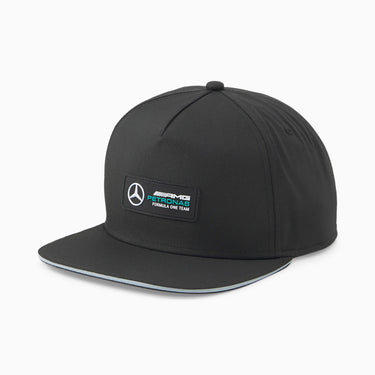 Mercedes Amg Petronas Flat Brim Black Cap