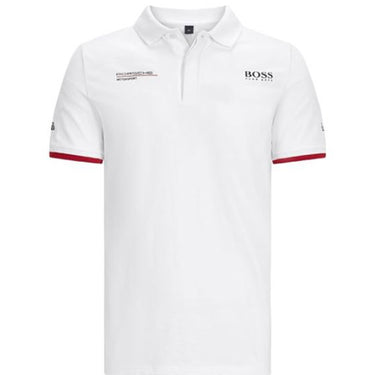 Porsche Motorsport Team Mens Polo Shirt White