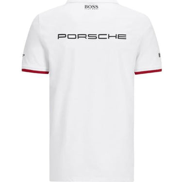 Porsche Motorsport Team Mens Polo Shirt White