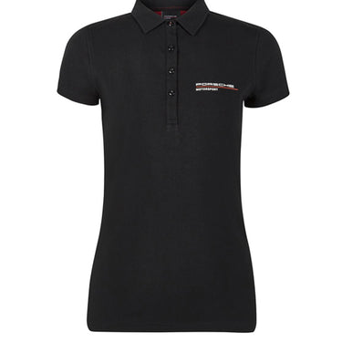 Porsche Motorsport Ladies Polo Shirt Black