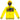 Valentino Rossi Ladies 46 Zipped Hoodie Yellow
