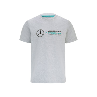 Mercedes Amg Petronas Fanwear Large Logo Tee Grey