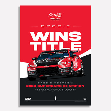 Brodie Wins Title - Limited Edition Print