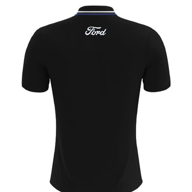 FPV Men's Black Polyester Polo