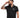 FPV Men's Black Polyester Polo