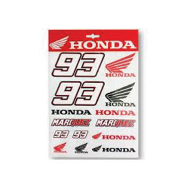 Marc Marquez Honda Assorted Sticker Set