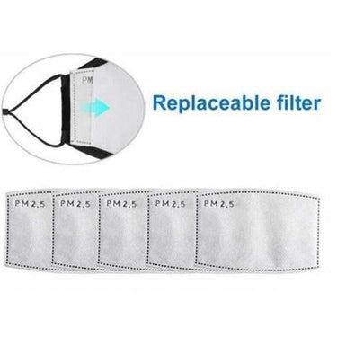 Replacement Mask Filter Pm 2.5 5 Pack Replacement