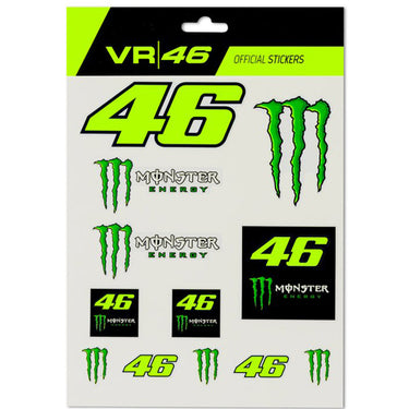 Moust398603 Monster Dual 20 Stickers Unisex Multi
