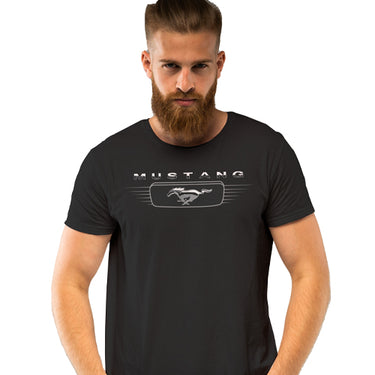 Ford Mustang Grill Tee Black