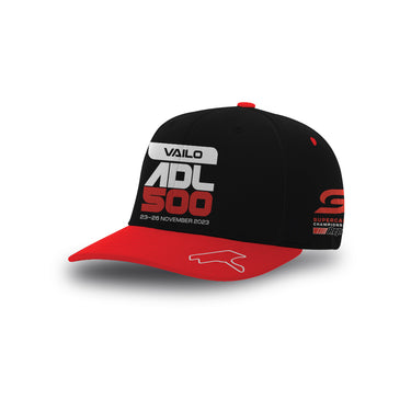 2023 VAILO Adelaide 500 Black/Red Cap