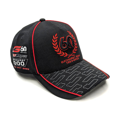 2023 Bathurst 1000 60th Year Limited Edition Cap - Black &amp; Red
