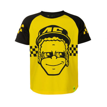 Valentino Rossi VR46 Classic Kids Cartooon Tshirt Yellow