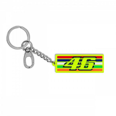 Valentino Rossi 46 Stripes Rubber Keyring