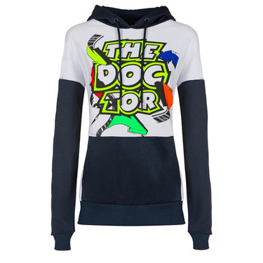 Valentino Rossi VR46 Classic Ladies The Doctor Street Art Pullover Hooded Fleece