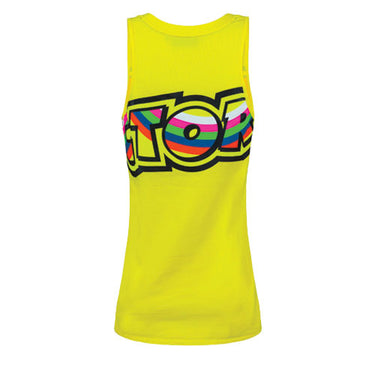 Valentino Rossi Ladies The Doctor Tank Top Yellow